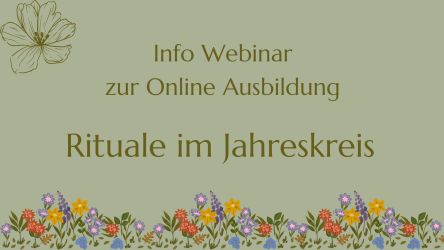 Altes Wissen Beitragsbild - Info Webinar zur Ausbildung Rituale im Jahreskreis